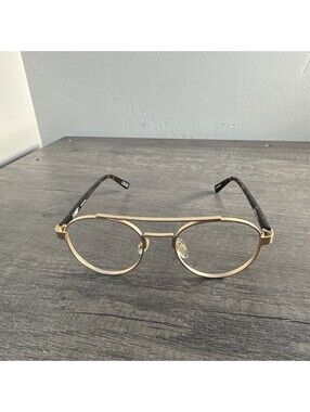 Spy Optic Sunglasses Round Horn Gold Tortoise FRAMES ONLY 53-20 145